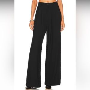Revolve Nonchalant Fabi Wide Leg Pant NWT size XS black